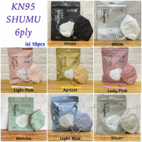 Termurah Masker kn95 6ply shumu sachet/pack isi 10pcs