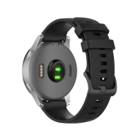 Garmin 智慧手錶相容矽膠錶帶-小格紋(22mm/20mm/18mm)