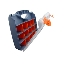 【COASE】收納 螺絲 手工具 辦公文具 整理盒 釣具盒 SB15-F(配件盒 透明工具箱 塑膠工具箱)