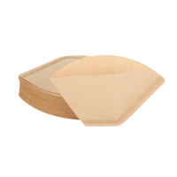 100Pcs Coffee Filters Disposable Cone Paper Coffee Filter Natural Unbleached Filter 4-6 Cup For Pour Over Coffee Makers