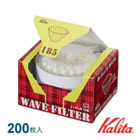 Kalita 155系列 濾杯專用酵素漂白 波浪型濾紙/蛋糕型濾紙 2~4人 200入
