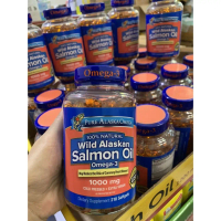 salmon 210v pure alaska omega-3 wild alaskan salmon oil 1000mg
