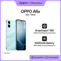[NEW] OPPO A6x 6GB+128GB/256GB [IP64 Water & Dust Resistance, 6500mAh Large Battery, Snapdragon 685,