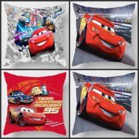 Anime McQueen Cars Cushion Case Shams for Kid's Bedroom Decor 3D Printed Bedding Boys Pillow Covers 1pcs 45x45cm Children
