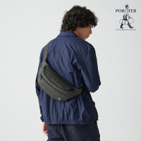 [領券9折]PORTER INTERNATIONAL - 低調奢華MELODY腰包 - 深灰