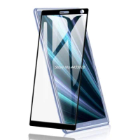 9D Full Cover Tempered Glass For SONY Xperia 1 5 10 plus L3 Screen Protector For SONY X1 XZ4 X5 XZ5 X10 plus Protective Film