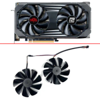 95mm 4pin CF1010U12S DIY Cooling Fan For Powercolor Red Devil AMD Radeon RX 6600XT 8GB Graphics card Fan Replacement GPU FAN
