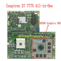 New For Dell Inspiron 27 7775 AIO All-in-one Motherboard 16544-1 CN-0KFKMF KFKMF 0KFKMF AM4 Mainboard Onboard RX580 8Gb Graphics