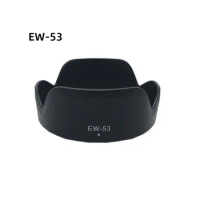 EW-53 EW53 ABS Plastic Black Lens Hood Reversible Camera 49mm for Canon EOS M1 M2 M3 M5 M6 M50 Mark II R10 RP Accessories