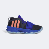 【adidas 愛迪達】籃球鞋 男鞋 運動鞋 包覆 緩震 三葉草 DAME 8 EXTPLY 黑藍 IG8085