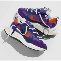 全新正品 Sacai x Nike VAPORWAFFLE 紫色 解構雙勾 跑鞋 DD1875-500 男女款 現貨