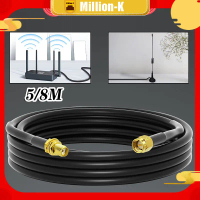 5/8 Meter RP-SMA Kabel Extension Pigtail Antena Wifi Female to Male / Cable Connector Sambungan WIfi