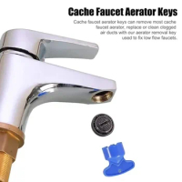 5pcs Kitchen Faucet Aerator Spout Bubbler Crane Filter Hidden Core Part DIY Install Tool Spanner for Bathroom Faucet