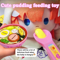 Pudding Eating Toys Strawberry Jelly Pudding Set Kids Pretend Play Toys Ramen Bento Pretend Play Toy