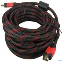 Cáp HDMI Dây Tròn lưới dài 20 mét Chuẩn 1.4V chống nhiễu - HDMI to HDMI 2 đầu đực