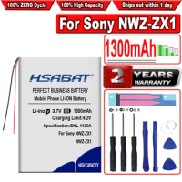 HSABAT 1300mAh Battery for Sony NWZ-ZX1, Walkman NWZ-ZX1