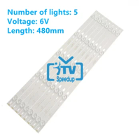 8PCS LED Backlight For TCL B48A858U B48A538 48FS3003 L48s4700fs 48FA3203 48FA5413 48FA5403 4C-LB4805-HQ4 48HR330M05A1
