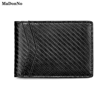 Genuine Leather Wallet Men 2020 Fashion Short Money Clip Credit Card Holder Mini Slim Mens Wallet Carteras De Hombre Card Wallet