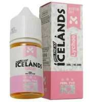Liquid Saltnic Icelands Fruity Ice Series 30MG 30ML By Move Juice LYCHEE