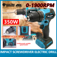 Electric Goddess DDF485 Brushless Screwdriver 2-speed Drill Bit Knife Cordless Charging Hand Drill Electric Tool for Makita 18V