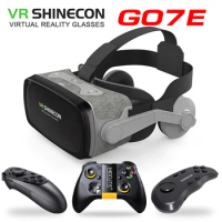 New Game Lovers VR Shinecon Virtual Reality 3D Glasses Goggle Cardboard Headset Box for 4.7-6.53 Inch Smartphone