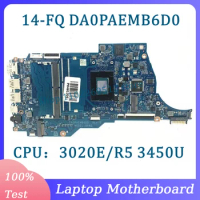 M31198-001 M31198-601 DA0PAEMB6D0 For HP 14-FQ 14S-FQ Laptop Motherboard With AMD 3020E/Ryzen 5 3450U CPU 100% Fully Tested Good