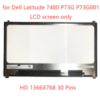 for Dell Latitude E7480 P73G P73G001 Laptop Screen display monitor replacement N140BGE-E53 14 inch LCD LED FHD IPS