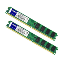 50x2GB DDR2 800 667MHz PC2-6400 Desktop Memory Ram Computer Memoria 240Pin 1.8V Non-ECC UDIMM Compatible Intel AMD