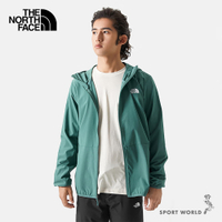 The North Face 北面 男裝 連帽外套 防風 防曬 防潑水 綠【運動世界】NF0A7WCYI0F