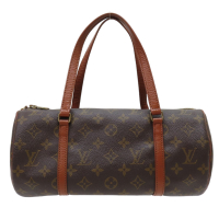 【二手名牌BRAND OFF】LOUIS VUITTON LV 路易威登 原花 PVC塗層帆布 Papillon 肩背 圓筒包