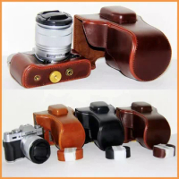 PU Leather Camera Case Cover for Fujifilm Fuji XT10 X-T10 XT20 XT30 18-55mm 16-50mm Lens