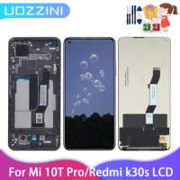 6.67'' Display For Xiaomi Mi 10T Pro 5G LCD Display Touch Screen Digitizer Assembly For Xiaomi Mi 10T 10T Pro Screen Parts