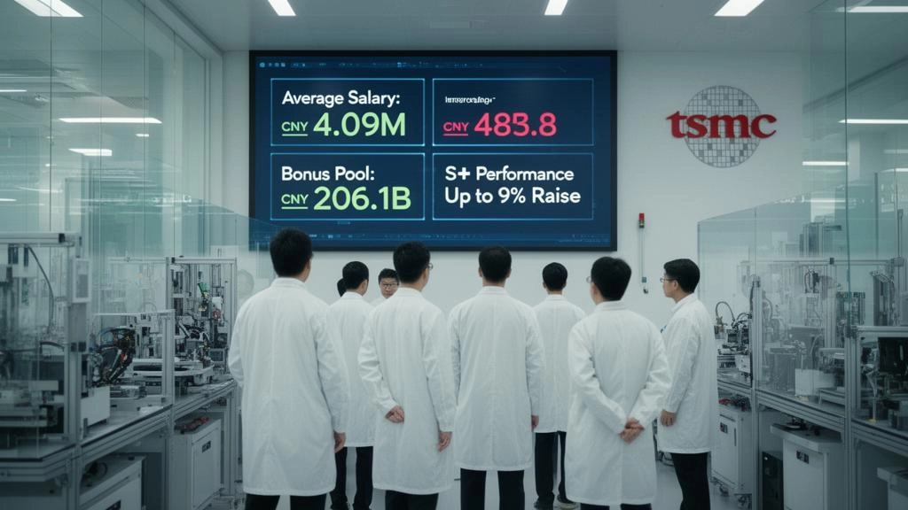 TSMC Finalizes April Pay Raises: Average 3% to 5%, Top Performers Could ...