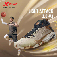 XTEP Light Attack 2.0-V3 Low-Cut Comfortable Breathable Non Slip Men Basketball Shoes Youthful Vibe