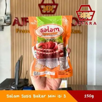 Salam Sosis Bakar Mini Isi 3 150 gram Sosis Sapi Ayam Frozen Food Enak Murah Camilan Anak Sosis Baka