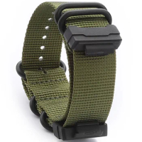 High Density Knitting High Quality Nylon Anti-Allergy Watchbands for Casio Small Square DW-5600BB/5610 GW-B5600 Modified16x22mm