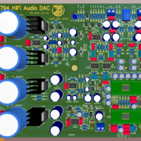 PCM1794 decoder board DAC front stage hifi coaxial dedicated audio decoder