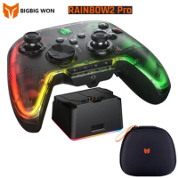 BIGBIG WON Elite Gaming Controller Rainbow 2 Pro BT Wireless Bluetooth Gamepad For PC/Nintendo Switch/ANDROID/IOS Mobile Phone