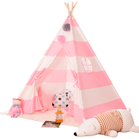 Wholesale high quality indoor frame cotton canvas Children's teepee tent