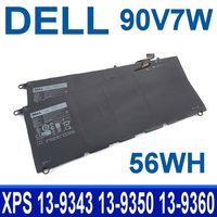 56WH最高容 90V7W 原廠電池  XPS 13-9343 13-9350 13-9360 13D-9343 JD25G 0JD25G RWT1R 0N7TY 0DRRP 5K9CP 90V7W 