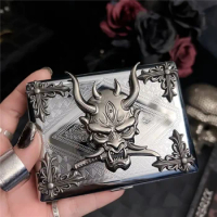 Stainless Steel Cases Cigarette Accessories Cigarette Case Container Exquisite Gifts Gadget Tobacco Holder Pocket Box Storage