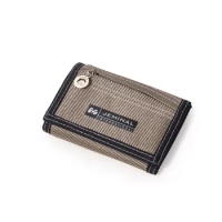 Casual Style Mens Canvas Wallet Short Men Zipper Coin Male Purse Card Holder For Teenager Men