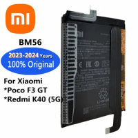 5065mAh BM56 Xiao Mi Original Phone Battery For Xiaomi Mi Poco F3 GT Redmi K40 5G Gaming Replacement Battery Battery In Stock