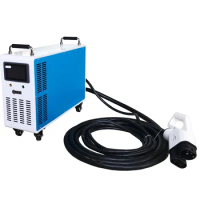 Portable DC EV Charging Station Outdoor 60 Kw Gb/t Ev Charger With Display Movable Charge 12V/24V Power Bus Truck