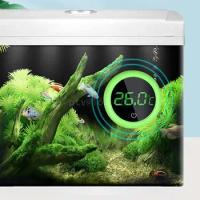 Aquarium Thermometer Digital Fish for Tank Thermometers LED for Touch Screen Adhere Out of the for Tank 0-99℃ Temperatur