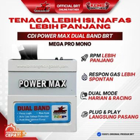 CDI BRT Megapro Monoshock Powermax Dual Band TR Original Racing Tune Up New Megapro Dualband