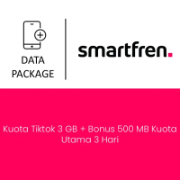 Paket Mobile Data Smartfren - Kuota Tiktok 3 GB + Bonus 500 MB Kuota Utama 3 Hari