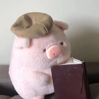 【Lulu豬】小豬夾吐司 吐司玩偶抱枕 造型玩偶 小豬 玩偶 毛絨麵包豬 可愛豬豬毛絨公仔 生日禮物