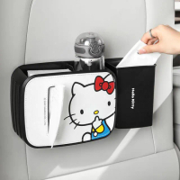 【HELLO KITTY】凱蒂貓車用椅背置物盒收納盒車用垃圾桶(車用收納)