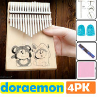 ĐÀN KALIMBA 17 PHÍM DORAEMON tặng Sticker dán đàn kalimba 17 phím 21 phím 34 phím Tonic dễ nhìn tháo